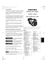 Preview for 61 page of Honda GX200 Owner'S Manual