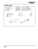 Preview for 34 page of Honda GXH50 Workshop Manual