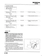 Preview for 46 page of Honda GXH50 Workshop Manual