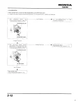 Preview for 62 page of Honda GXH50 Workshop Manual