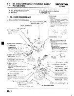 Preview for 136 page of Honda GXH50 Workshop Manual