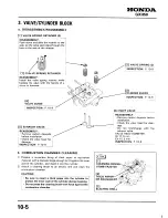 Preview for 144 page of Honda GXH50 Workshop Manual