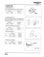 Preview for 146 page of Honda GXH50 Workshop Manual