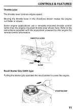 Preview for 14 page of Honda GXV610 Owner'S Manual