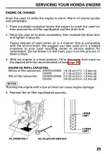 Preview for 28 page of Honda GXV610 Owner'S Manual