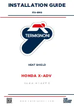 Honda H142PC Installation Manual preview