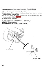 Preview for 28 page of Honda H3011 Owner'S Manual