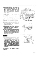 Preview for 59 page of Honda H3011 Owner'S Manual