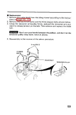 Preview for 61 page of Honda H3011 Owner'S Manual