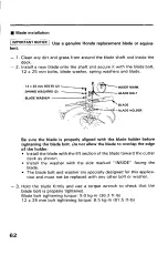 Preview for 64 page of Honda H3011 Owner'S Manual