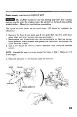 Preview for 65 page of Honda H3011 Owner'S Manual