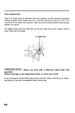 Preview for 66 page of Honda H3011 Owner'S Manual