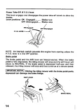 Preview for 16 page of Honda H3013H Owner'S Manual