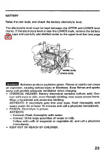 Preview for 25 page of Honda H3013H Owner'S Manual