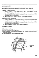 Preview for 31 page of Honda H3013H Owner'S Manual