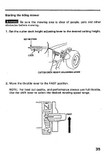 Preview for 37 page of Honda H3013H Owner'S Manual