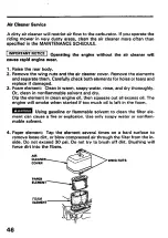 Preview for 48 page of Honda H3013H Owner'S Manual