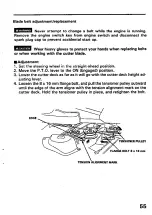 Preview for 57 page of Honda H3013H Owner'S Manual