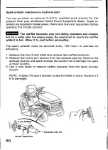 Preview for 62 page of Honda H4013 Owner'S Manual