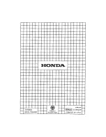 Preview for 77 page of Honda H4013 Owner'S Manual