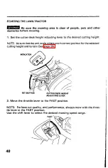 Preview for 42 page of Honda H4514H Owner'S Manual