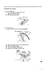 Preview for 47 page of Honda H4514H Owner'S Manual