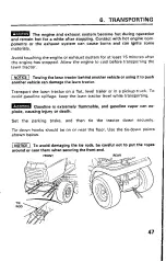 Preview for 49 page of Honda H4514H Owner'S Manual