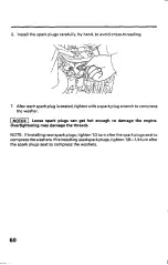 Preview for 62 page of Honda H4514H Owner'S Manual