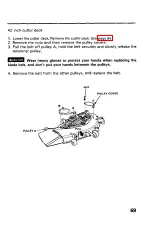 Preview for 71 page of Honda H4514H Owner'S Manual