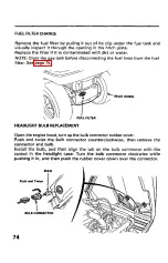 Preview for 76 page of Honda H4514H Owner'S Manual