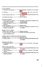 Preview for 81 page of Honda H4514H Owner'S Manual