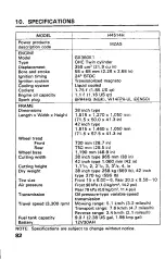 Preview for 84 page of Honda H4514H Owner'S Manual