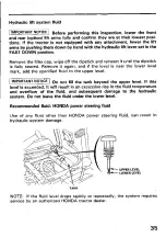 Preview for 37 page of Honda H5013 Owner'S Manual