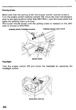 Preview for 42 page of Honda H5013 Owner'S Manual