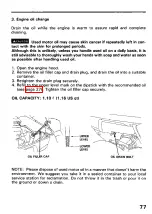 Preview for 79 page of Honda H5013 Owner'S Manual