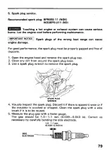 Preview for 81 page of Honda H5013 Owner'S Manual