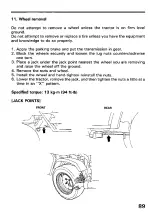 Preview for 91 page of Honda H5013 Owner'S Manual