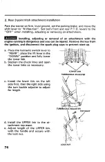 Preview for 76 page of Honda H5518H Owner'S Manual