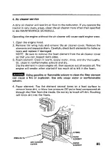 Preview for 87 page of Honda H5518H Owner'S Manual