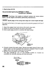 Preview for 88 page of Honda H5518H Owner'S Manual