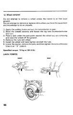 Preview for 98 page of Honda H5518H Owner'S Manual