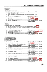 Preview for 105 page of Honda H5518H Owner'S Manual