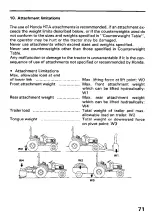 Preview for 73 page of Honda H6522 Owner'S Manual