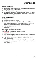 Preview for 73 page of Honda HA4118H38A Owner'S Manual