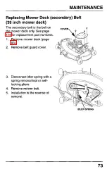 Preview for 75 page of Honda HA4118H38A Owner'S Manual