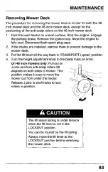 Preview for 85 page of Honda HA4118H38A Owner'S Manual