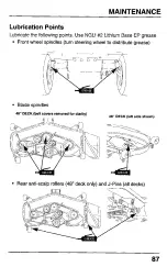 Preview for 89 page of Honda HA4118H38A Owner'S Manual