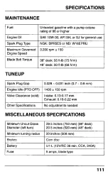 Preview for 113 page of Honda HA4118H38A Owner'S Manual