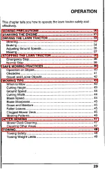 Preview for 31 page of Honda Harmony H2013HDA Owner'S Manual