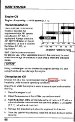 Preview for 68 page of Honda Harmony H2013HDA Owner'S Manual